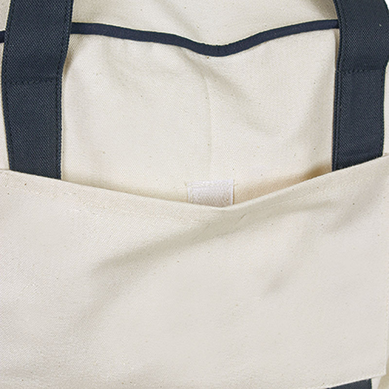 cotton shopping bag with zipper 