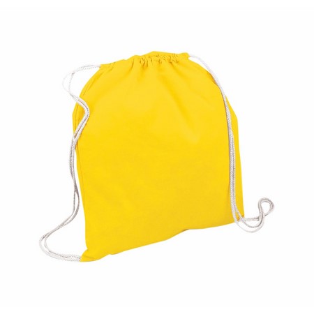 color cotton drawstring tote bag